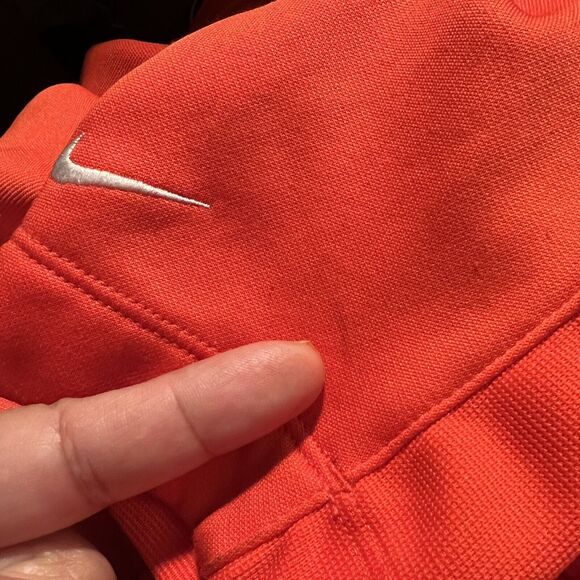 Baltimore Orioles Nike Golf Orange Quarter Zip Fleece Jacket Size XL - Picture 11 of 11